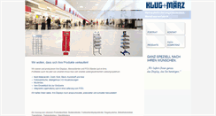 Desktop Screenshot of klug-maerz.de