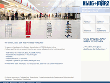 Tablet Screenshot of klug-maerz.de